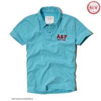 heren abercrombie fitch korte polo t-shirt saffier rood new york Haarlem Shop qebp0368